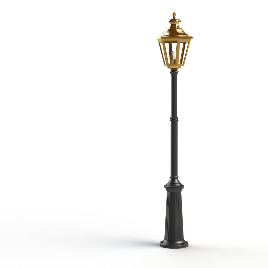 Lampadaire Louis XIII N°8 Laiton vernis teinté 070 130015070