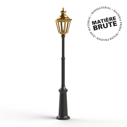 Lampadaire Louis XIII N°8 Laiton brut 072 130015072