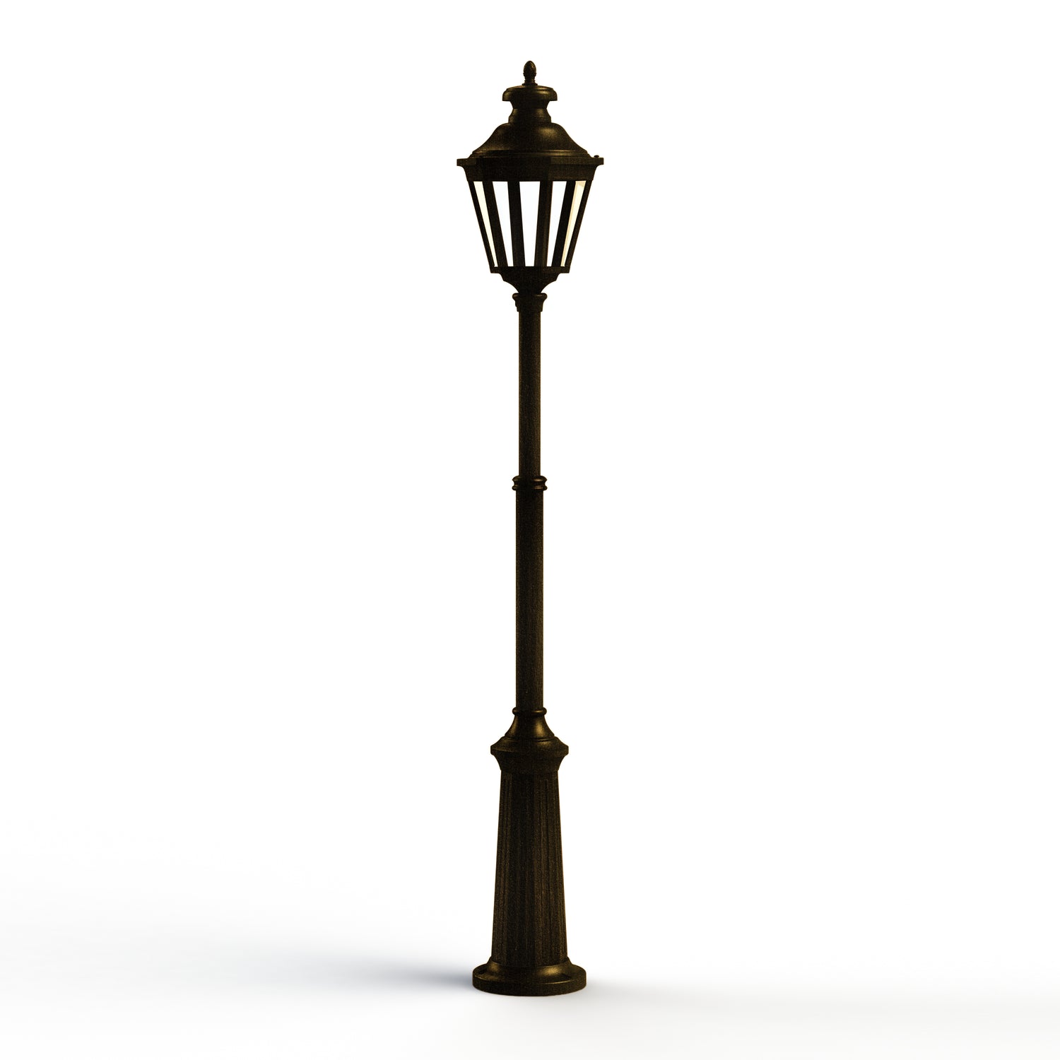 Lampadaire Louis XIII N°8 LED 2700°K Patiné doré 009 130116009