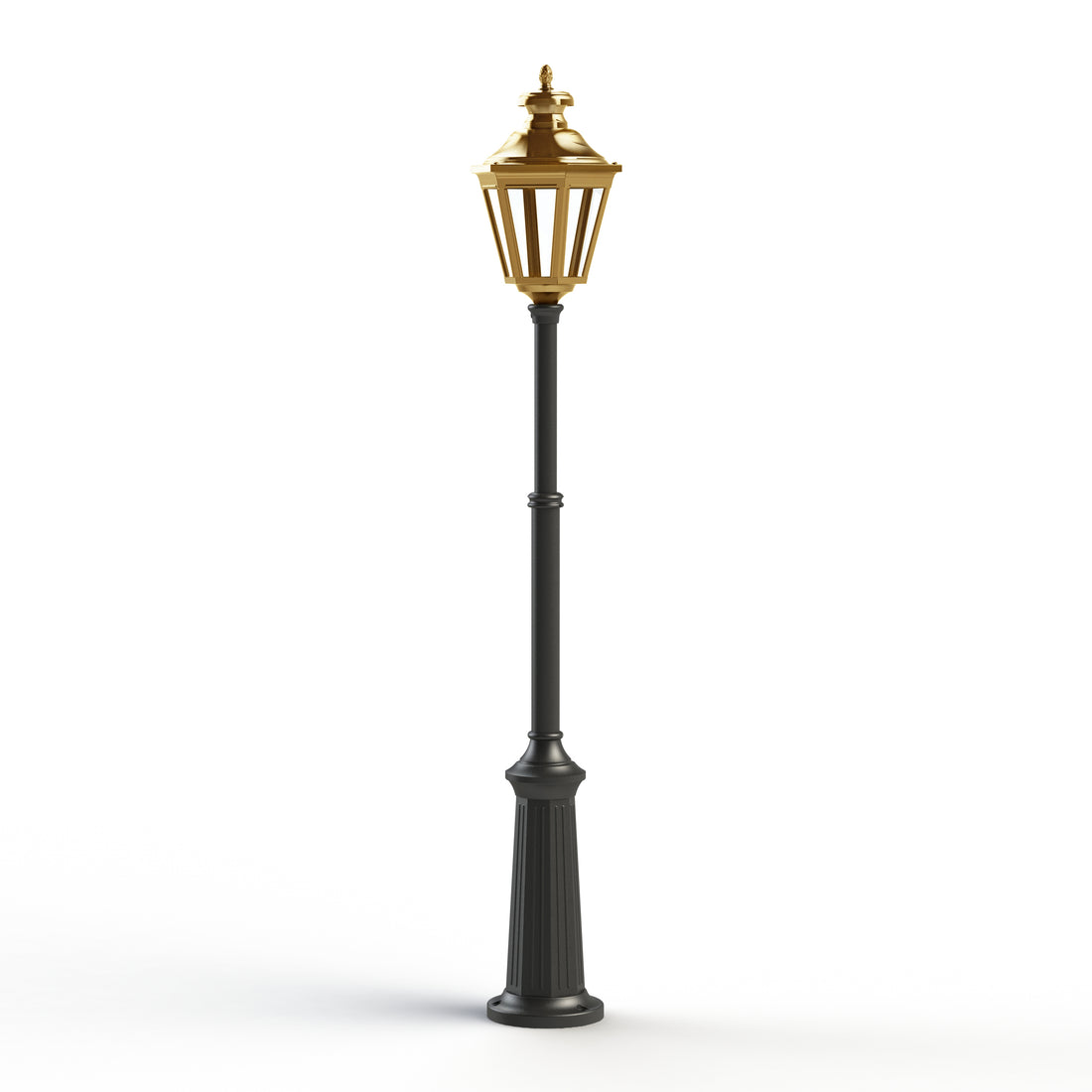 Lampadaire Louis XIII N°8 LED 2700°K Laiton vernis teinté 070 130116070