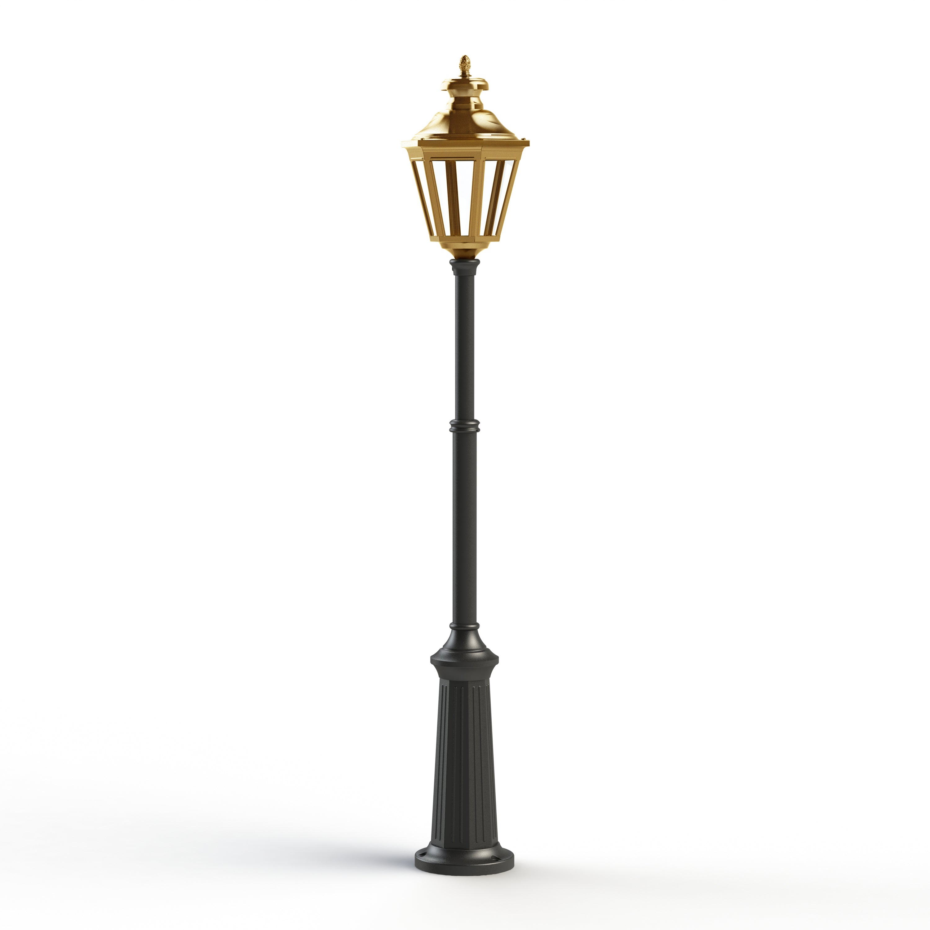 Lampadaire Louis XIII N°8 LED 2700°K Laiton vernis teinté 070 130116070