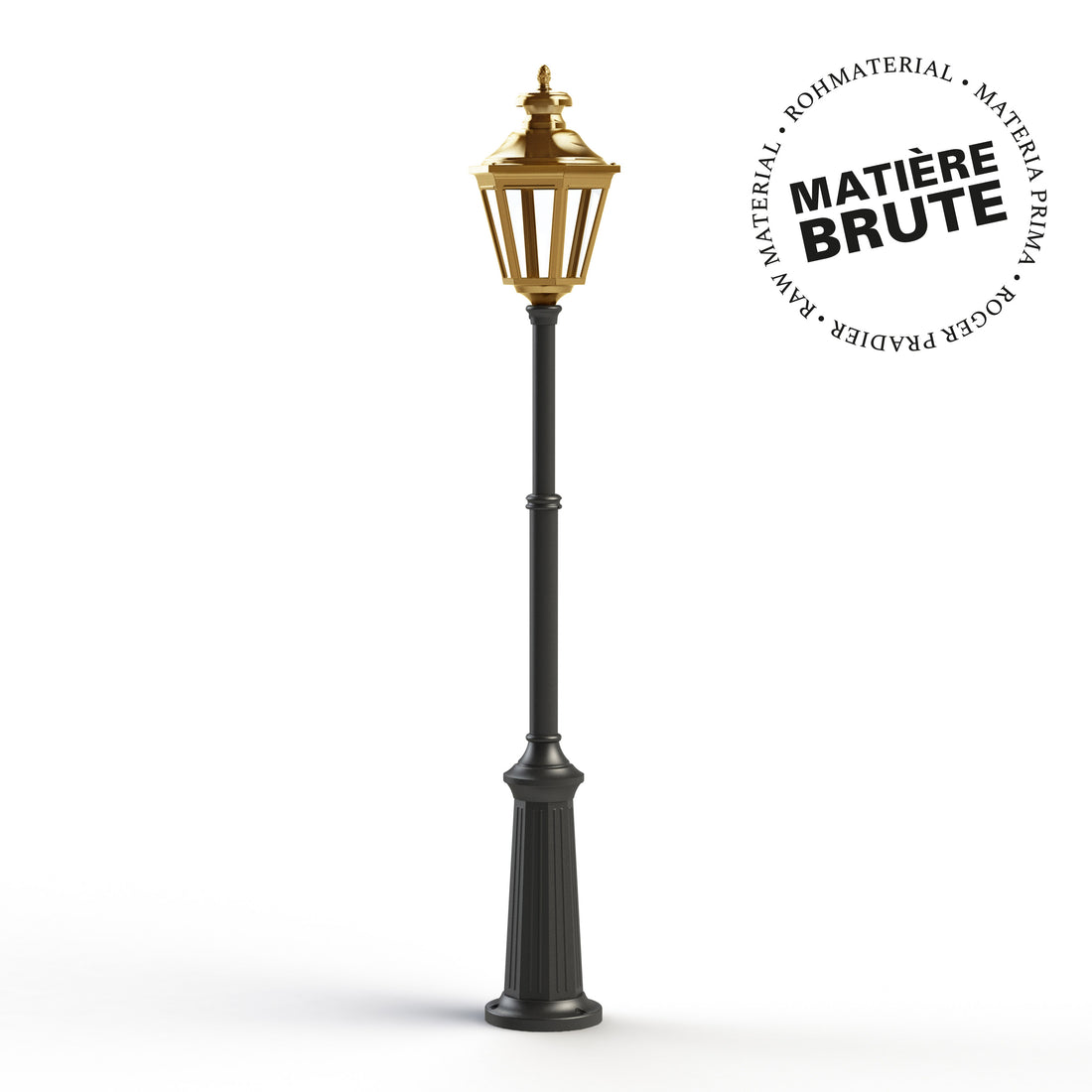 Lampadaire Louis XIII N°8 LED 2700°K Laiton brut 072 130116072