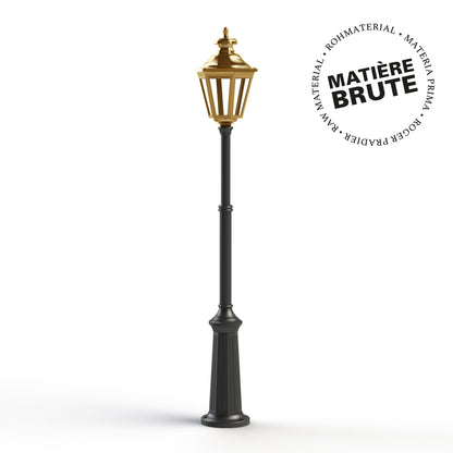 Lampadaire Louis XIII N°8 LED 2700°K Laiton brut 072 130116072