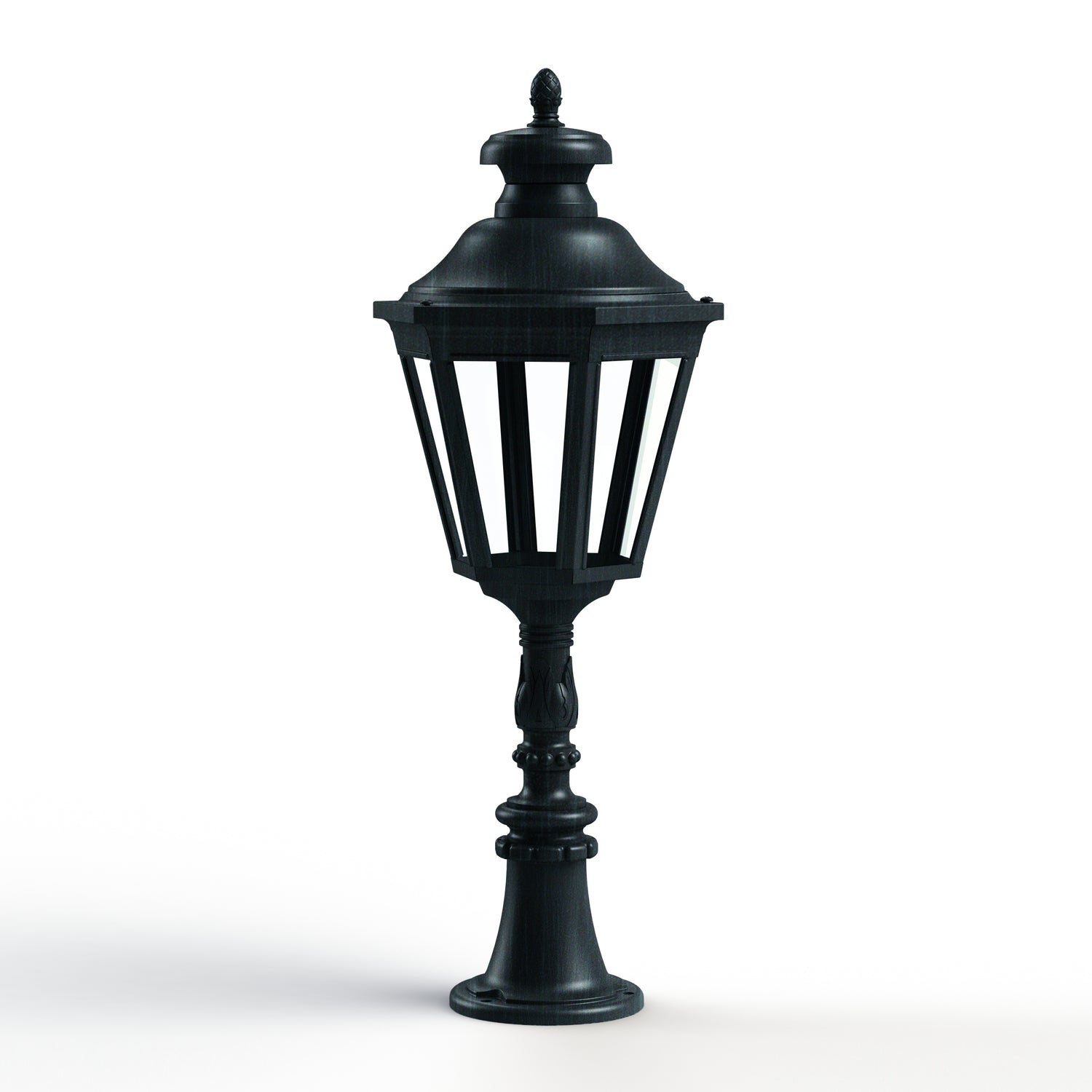 Borne Louis XIII N°9 LED 2700°K Vert de gris 008