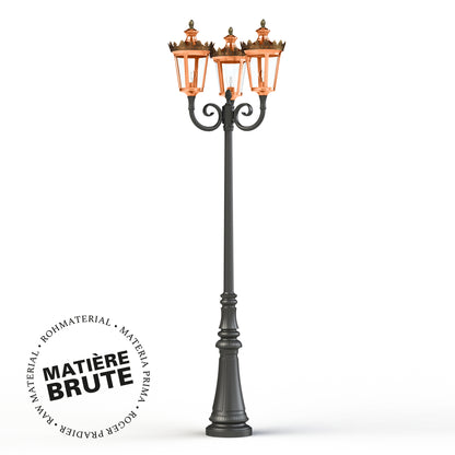 Lampadaire Louvre N°10 E27 Cuivre brut 082 133019082