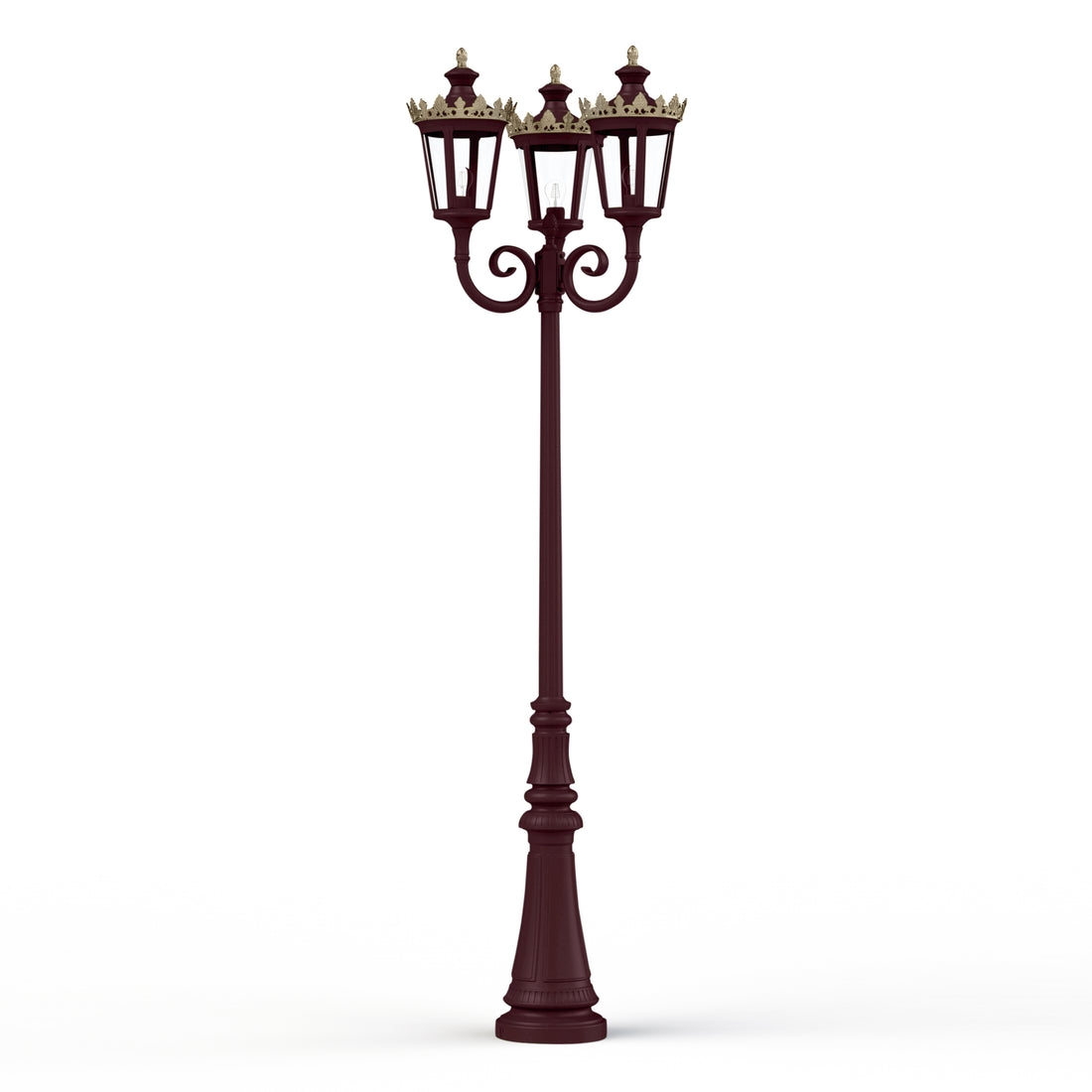 Lampadaire Louvre N°10 E27 Rouge vin 066 133019066