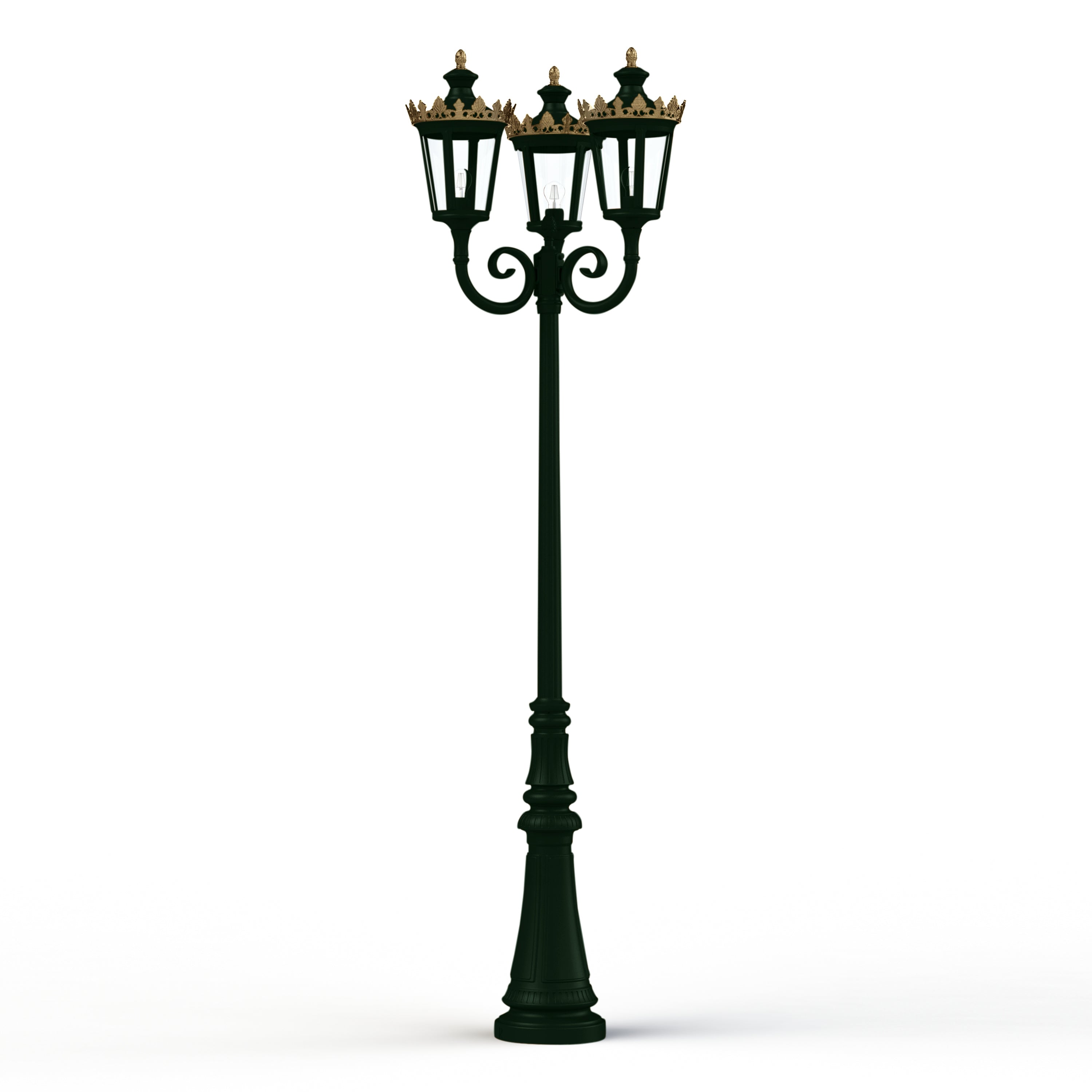 Lampadaire Louvre N°10 E27 Vert sapin 067 133019067