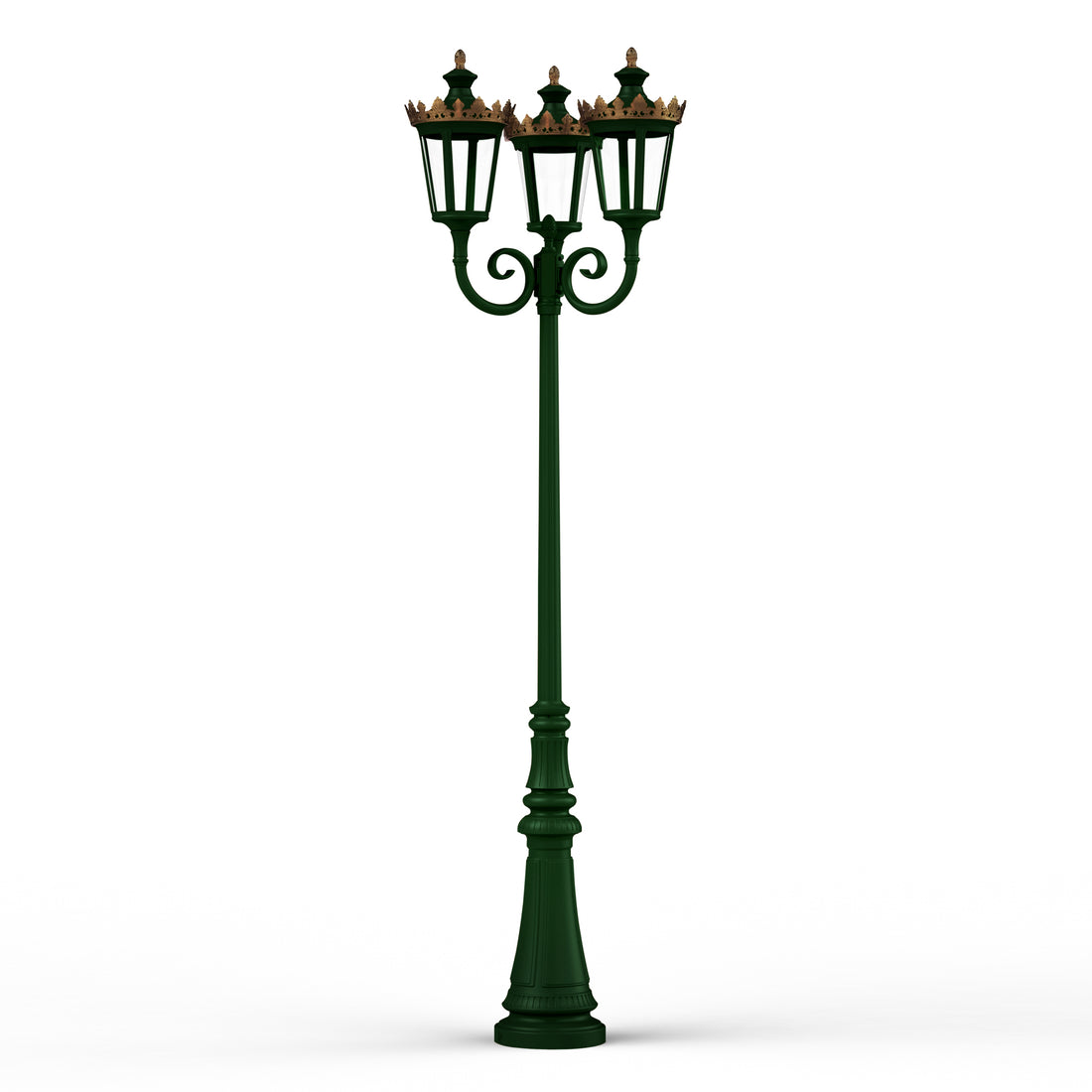 Lampadaire Louvre N°10 LED 2700°K Vert Anglais 019 133120019