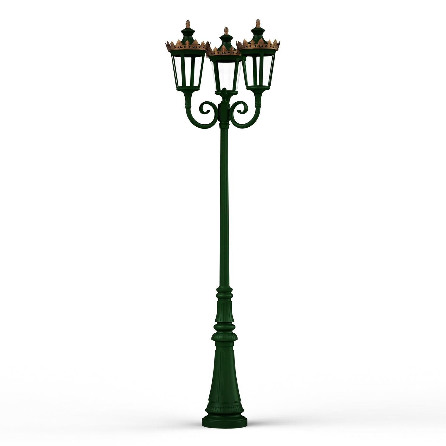 Lampadaire Louvre N°10 LED 2700°K Vert Anglais 019 133120019