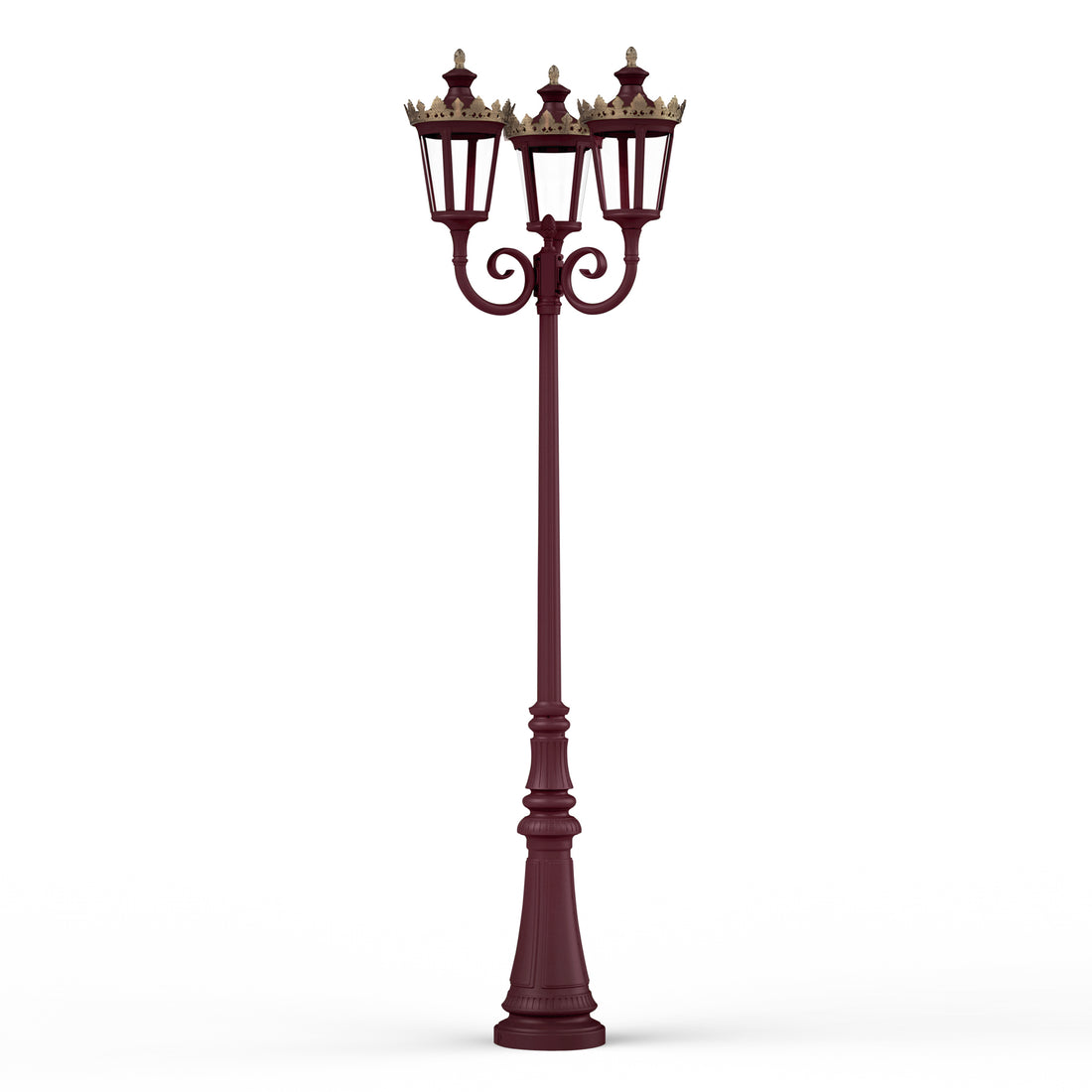 Lampadaire Louvre N°10 LED 2700°K Rouge vin 066 133120066