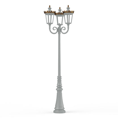 Lampadaire Louvre N°10 LED 2700°K Gris soie 105 133120105