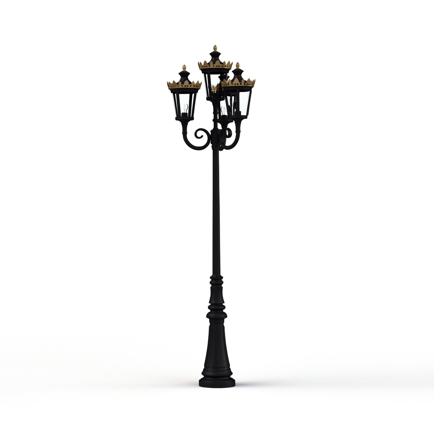 Lampadaire Louvre N°11 E27 Noir foncé 000 133021000