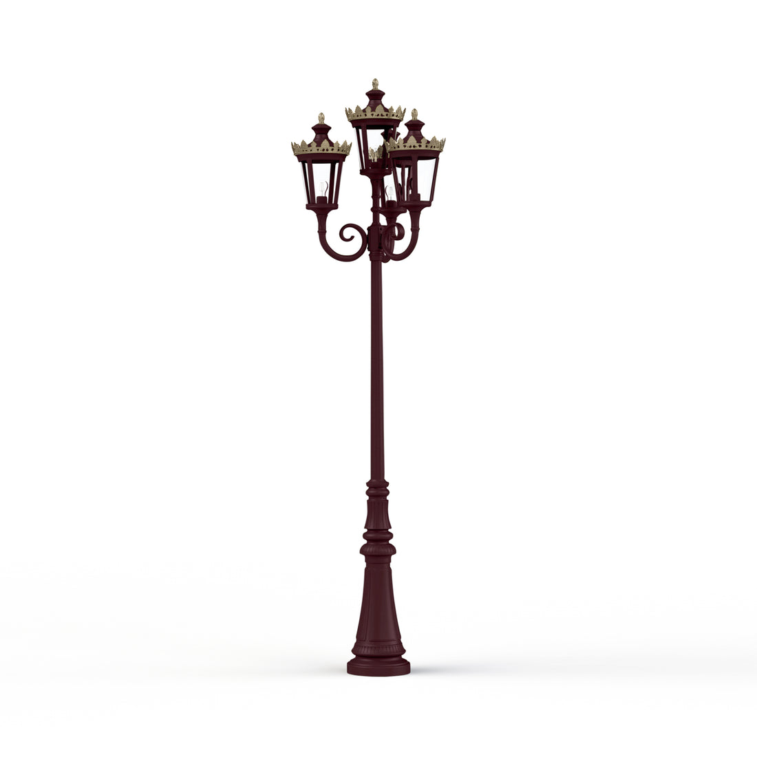 Lampadaire Louvre N°11 E27 Rouge vin 066 133021066