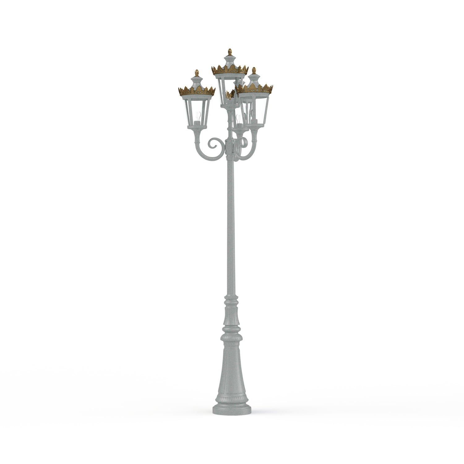 Lampadaire Louvre N°11 E27 Gris soie 105 133021105