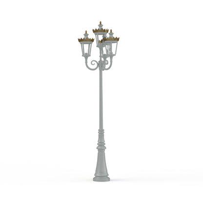 Lampadaire Louvre N°11 E27 Gris soie 105 133021105