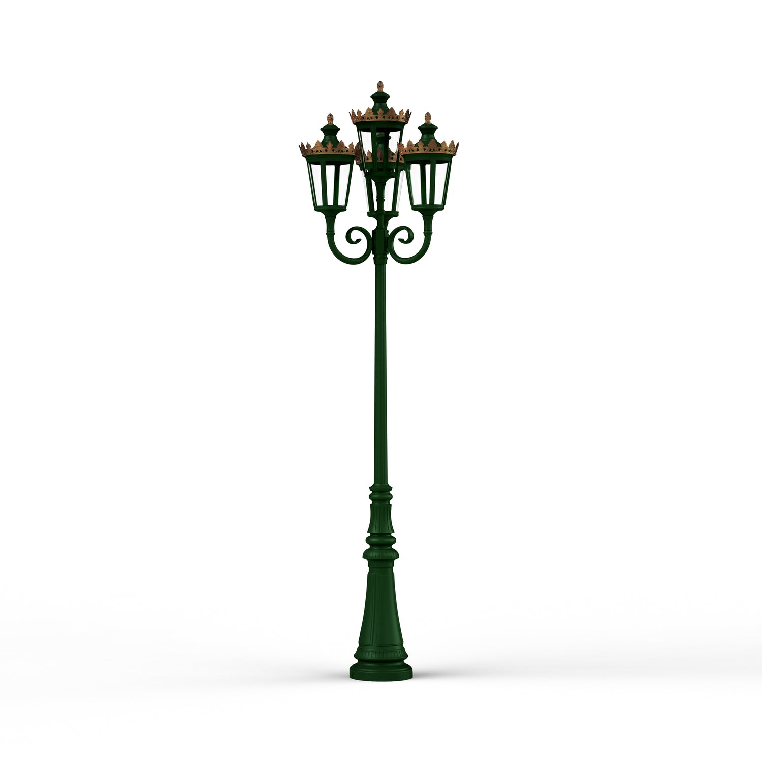 Lampadaire Louvre N°11 LED 2700°K Vert Anglais 019 133122019