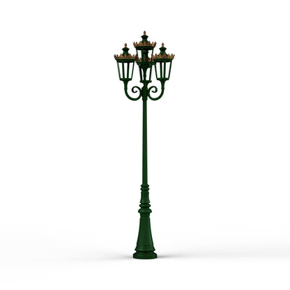 Lampadaire Louvre N°11 LED 2700°K Vert Anglais 019 133122019