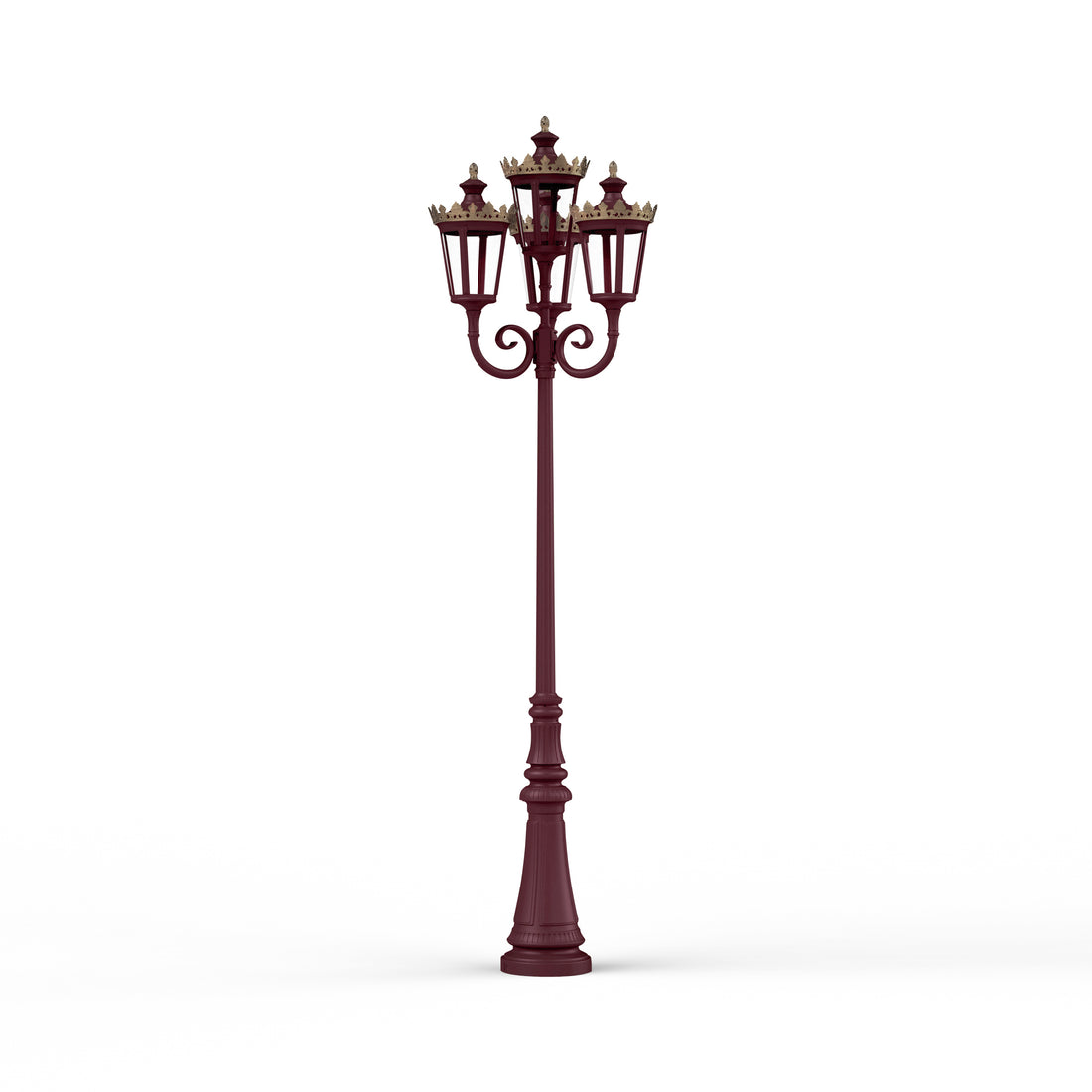 Lampadaire Louvre N°11 LED 2700°K Rouge vin 066 133122066