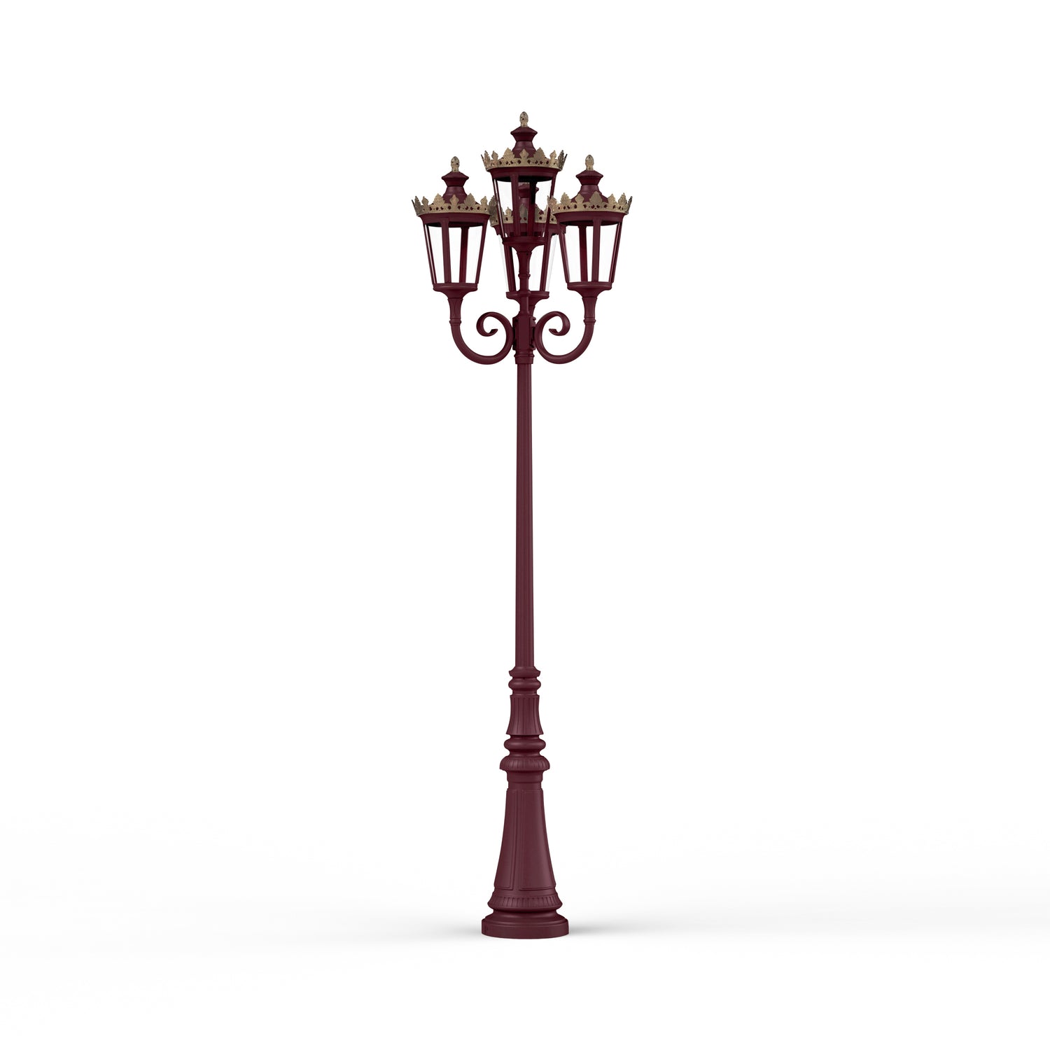 Lampadaire Louvre N°11 LED 2700°K Rouge vin 066 133122066