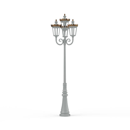 Lampadaire Louvre N°11 LED 2700°K Gris soie 105 133122105