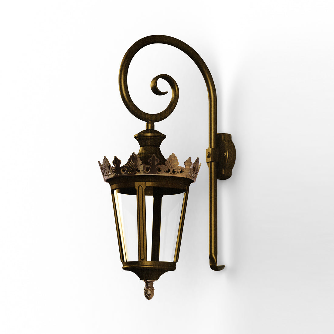 Applique Louvre N°2 LED 2700°K Patiné doré 009 133104009