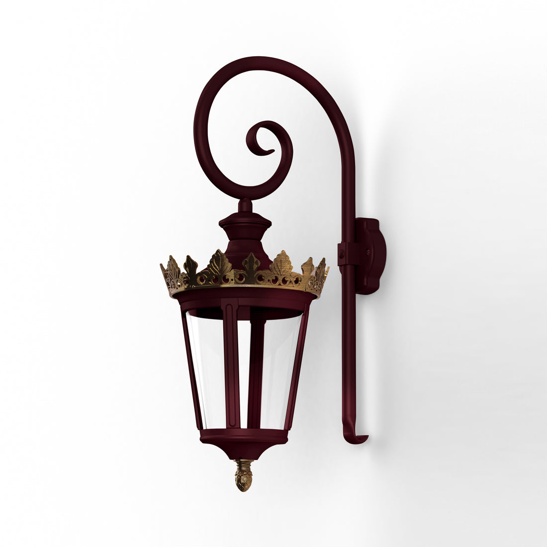 Applique Louvre N°2 LED 2700°K Rouge vin 066 133104066