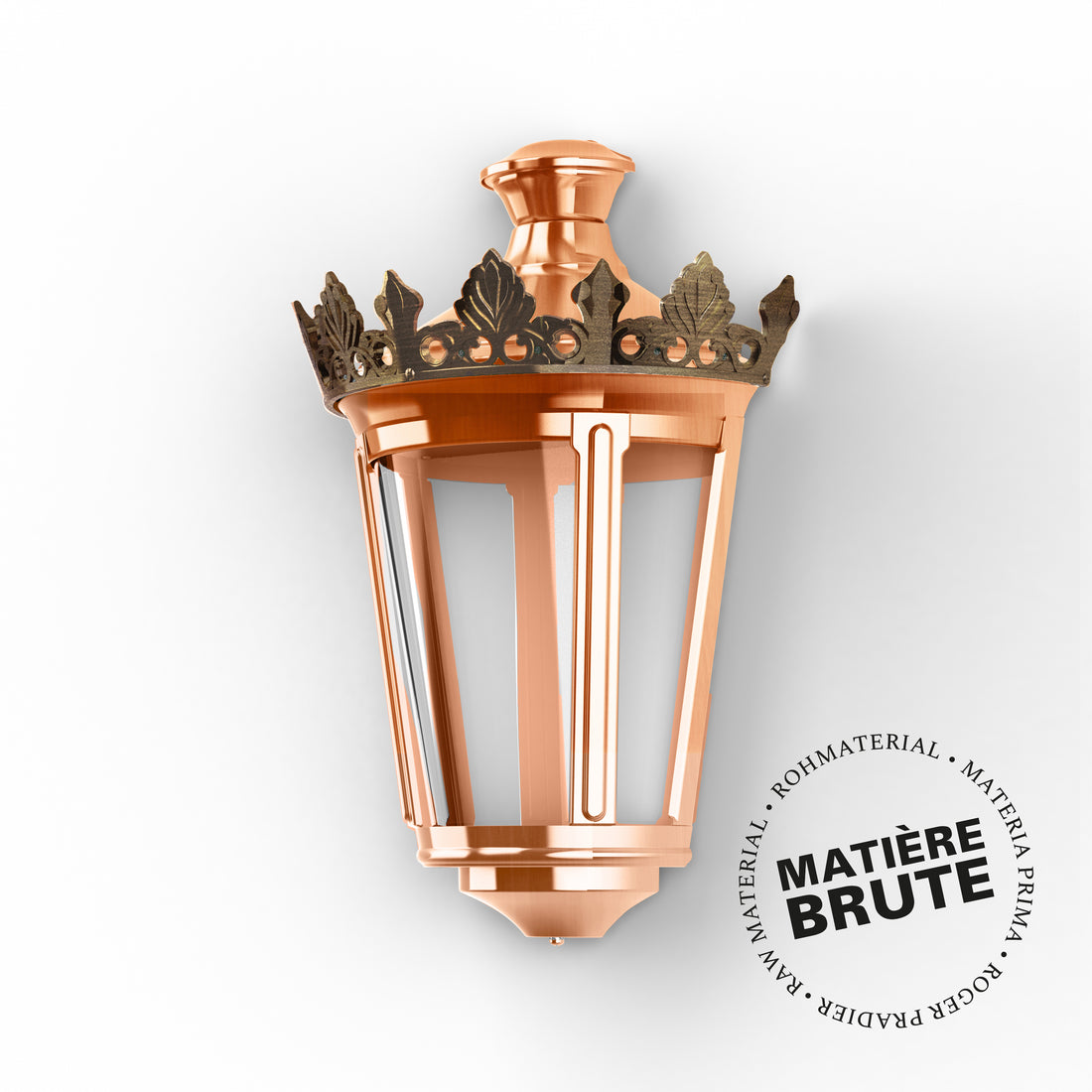 Applique Louvre N°4 LED 2700°K Cuivre brut 082 133108082