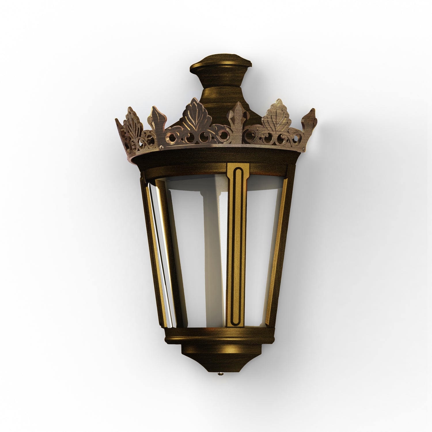 Applique Louvre N°4 LED 2700°K Patine dorée 009 133108009