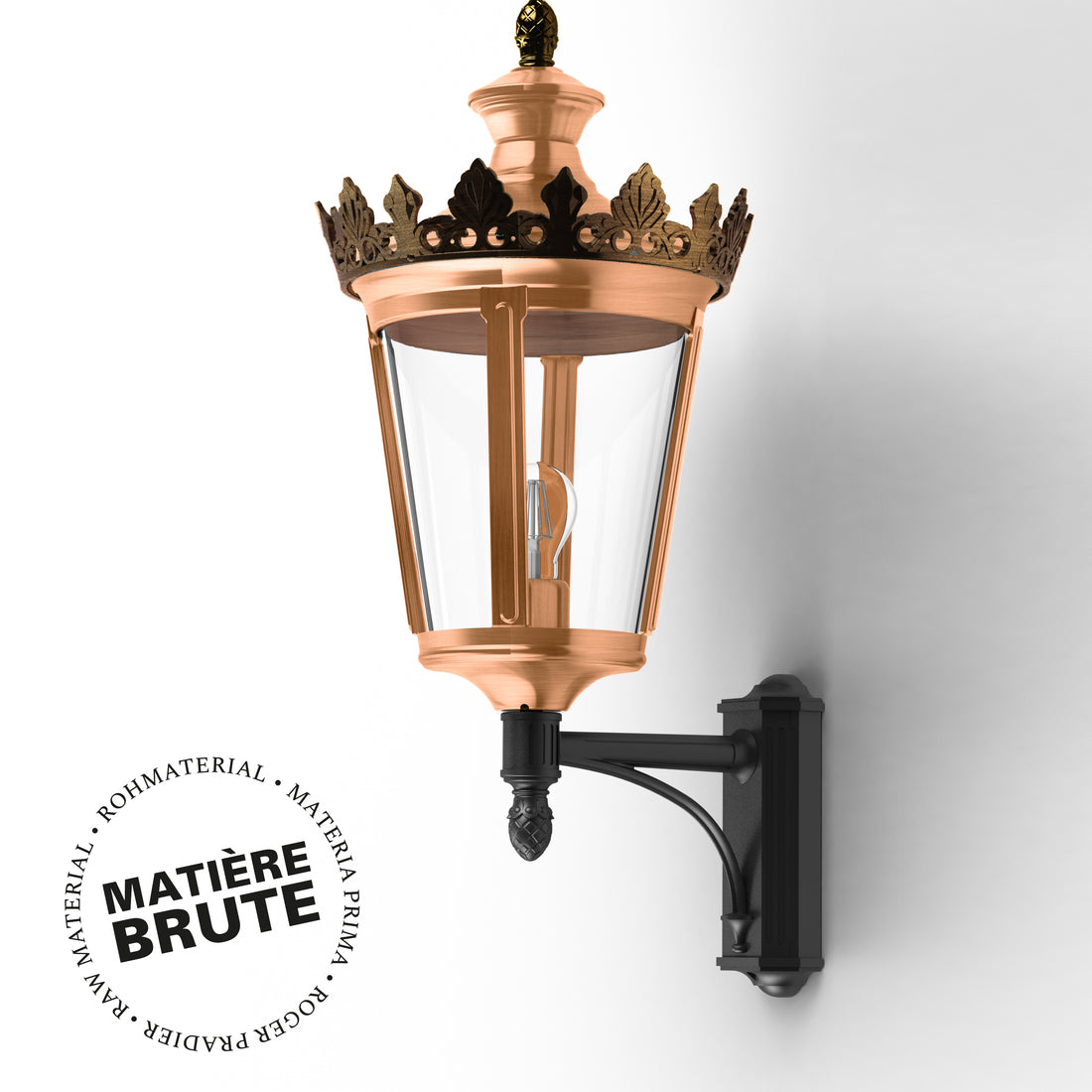 Applique Louvre N°5 E27 Cuivre brut 082 133009082