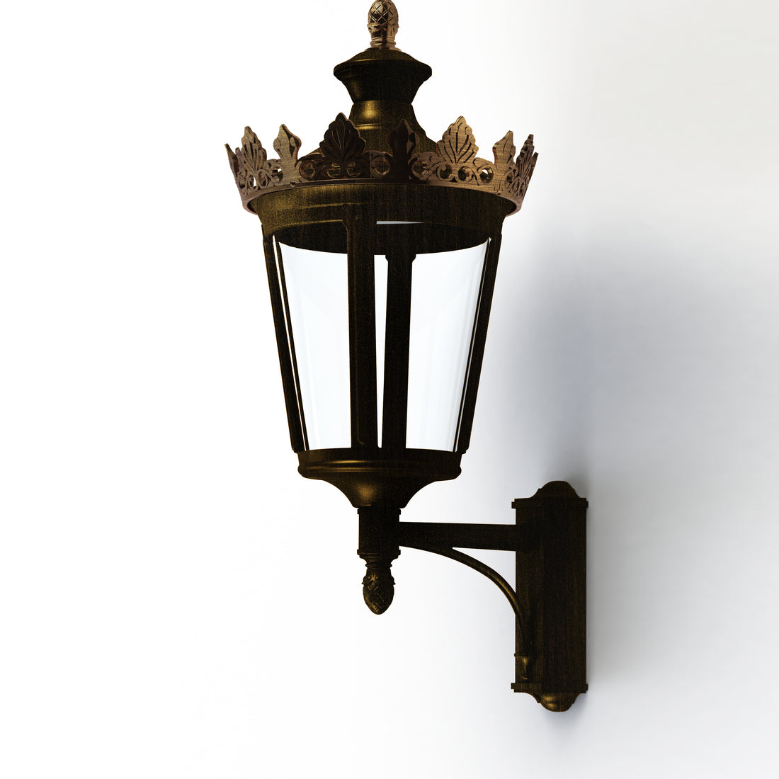 Applique Louvre N°5 LED 2700°K Patiné doré 009 133110009