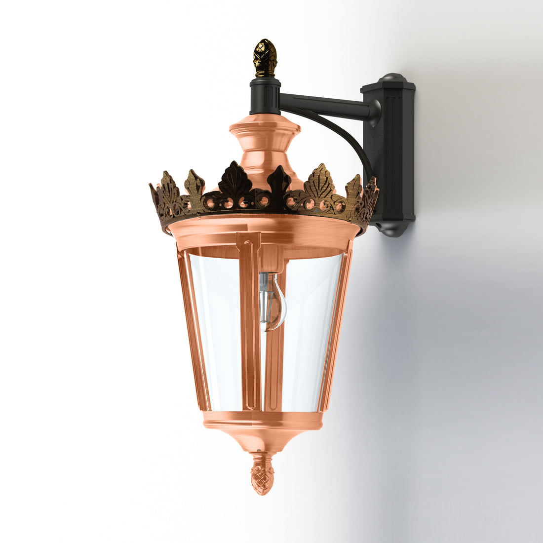 Applique Louvre N°6 E27 Cuivre patiné vernis 080 133011080
