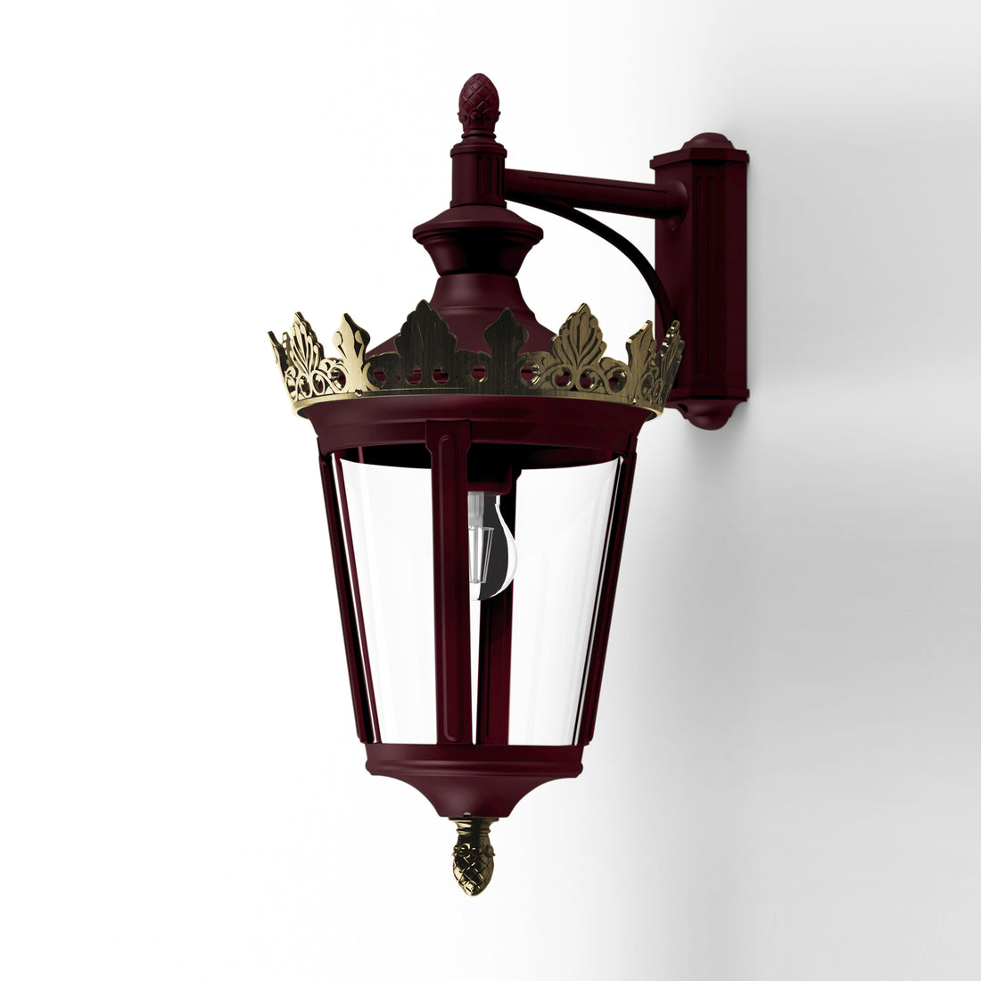 Applique Louvre N°6 E27 Rouge vin 066 133011066