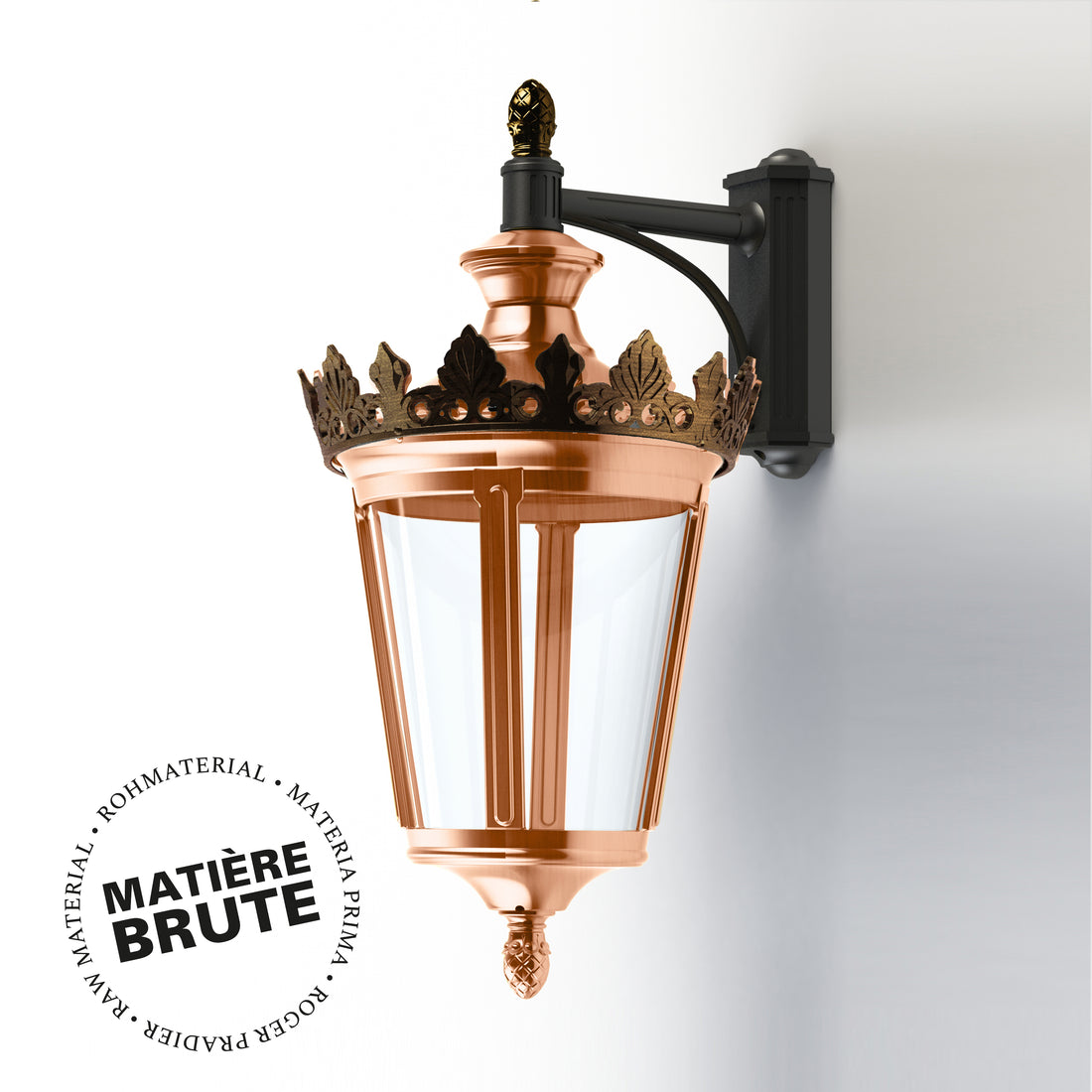 Applique Louvre N°6 LED 2700°K Cuivre brut 082 133112082