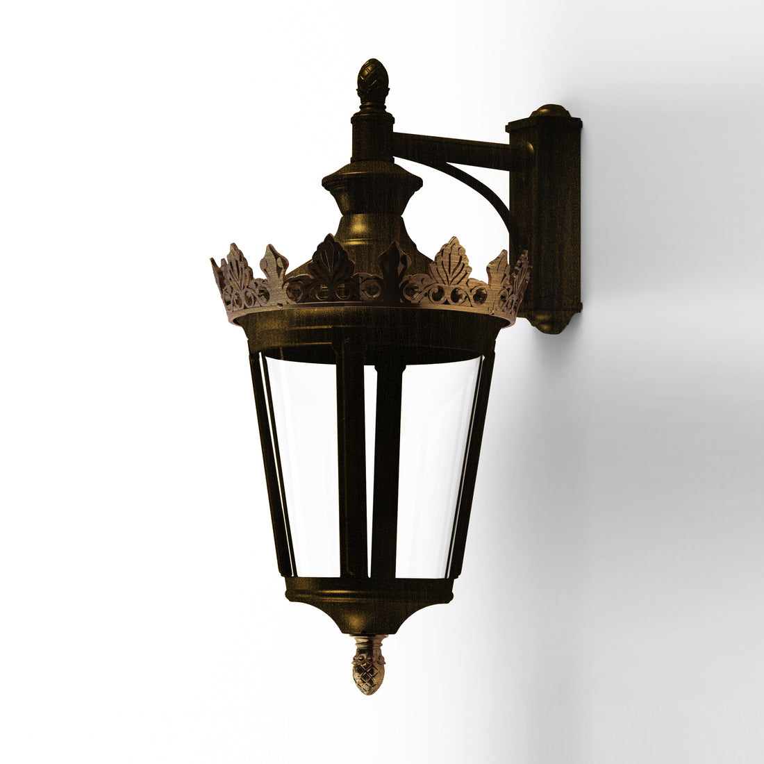 Applique Louvre N°6 LED 2700°K Patiné doré 009 133112009