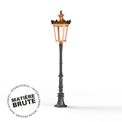 Borne Louvre N°8 LED 2700°K Cuivre brut 082 133116082