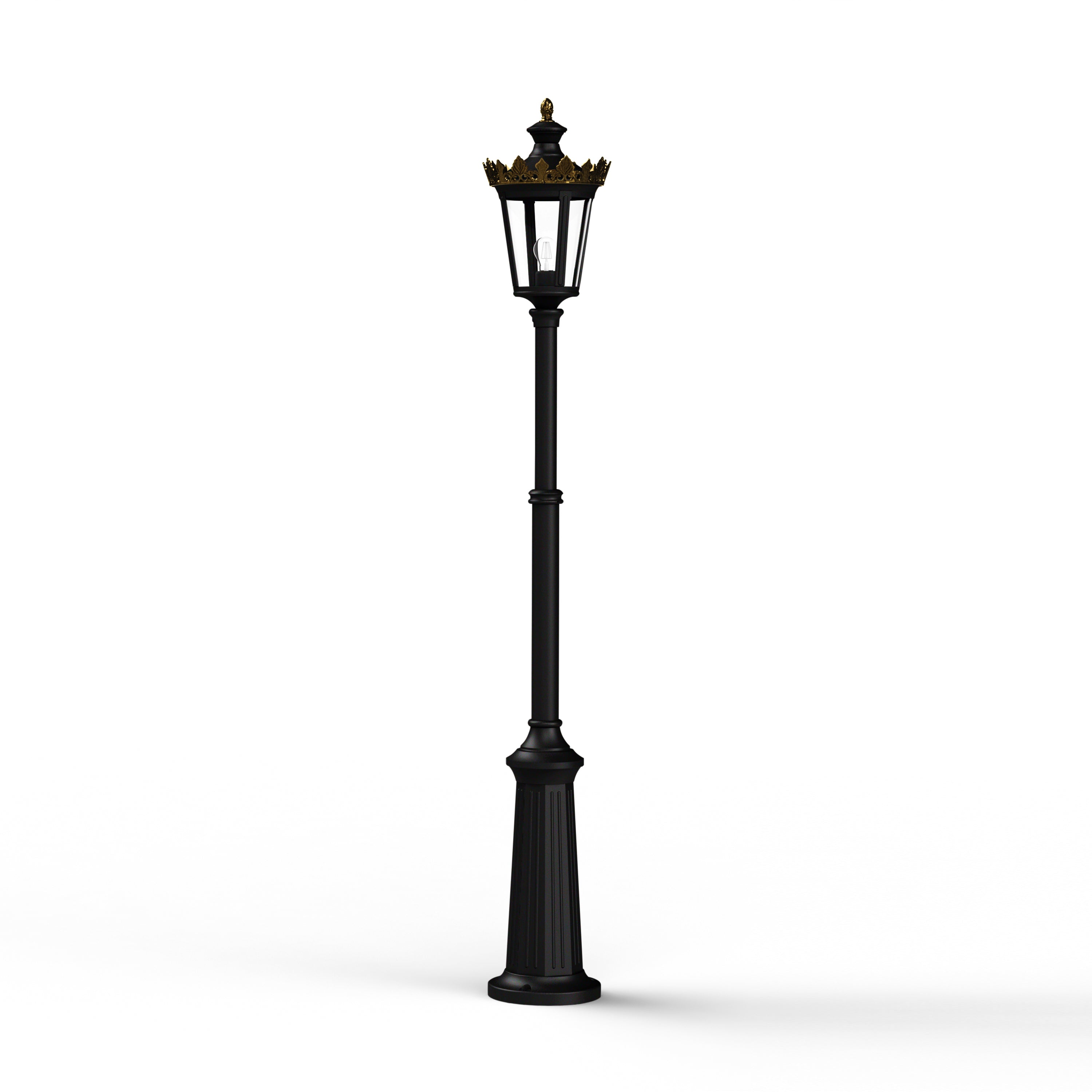 Lampadaire Louvre N°9 E27 Noir foncé 000 133017000