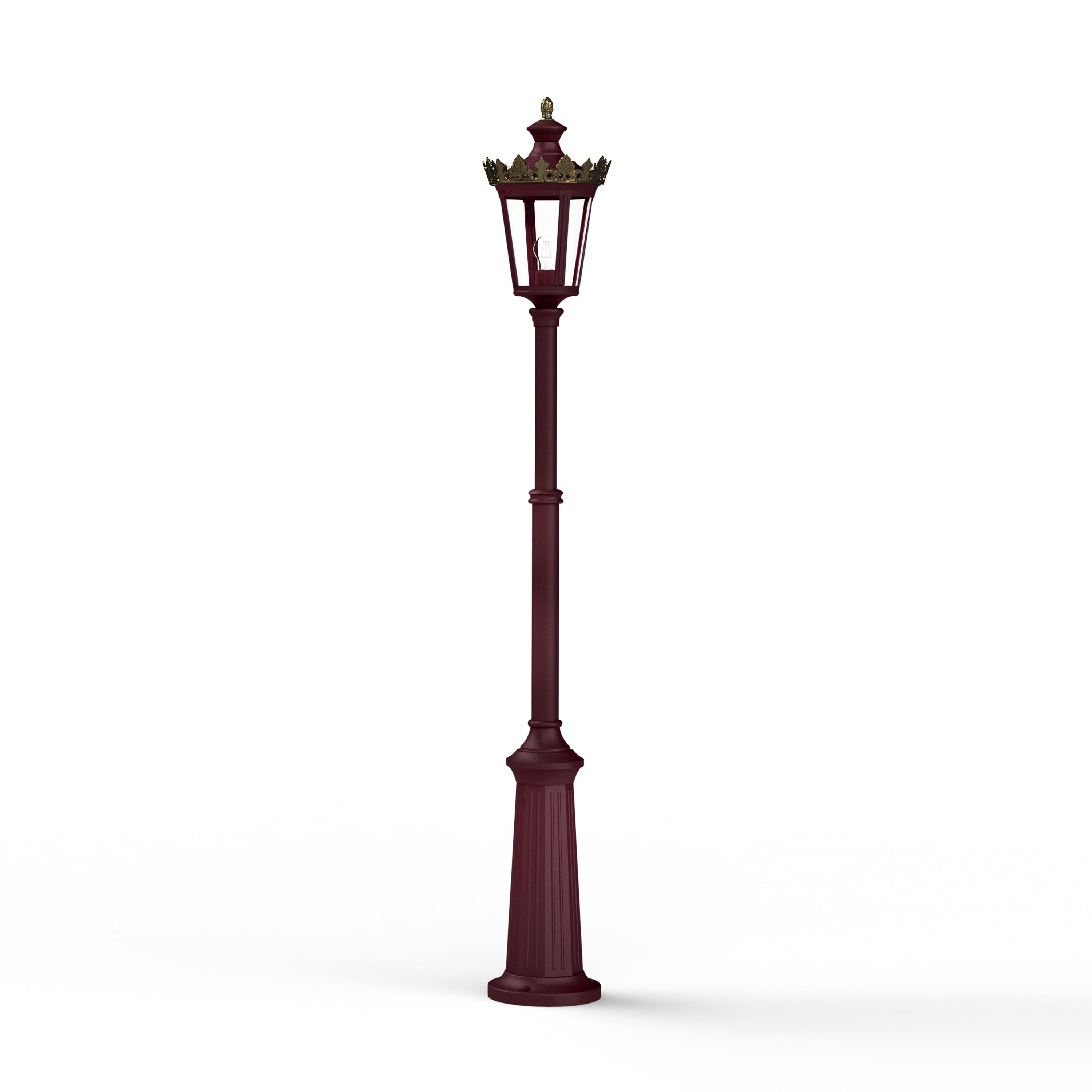 Lampadaire Louvre N°9 E27 Rouge vin 066 133017066