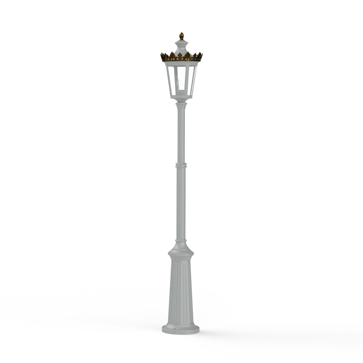 Lampadaire Louvre N°9 E27 Gris soie 105 133017105