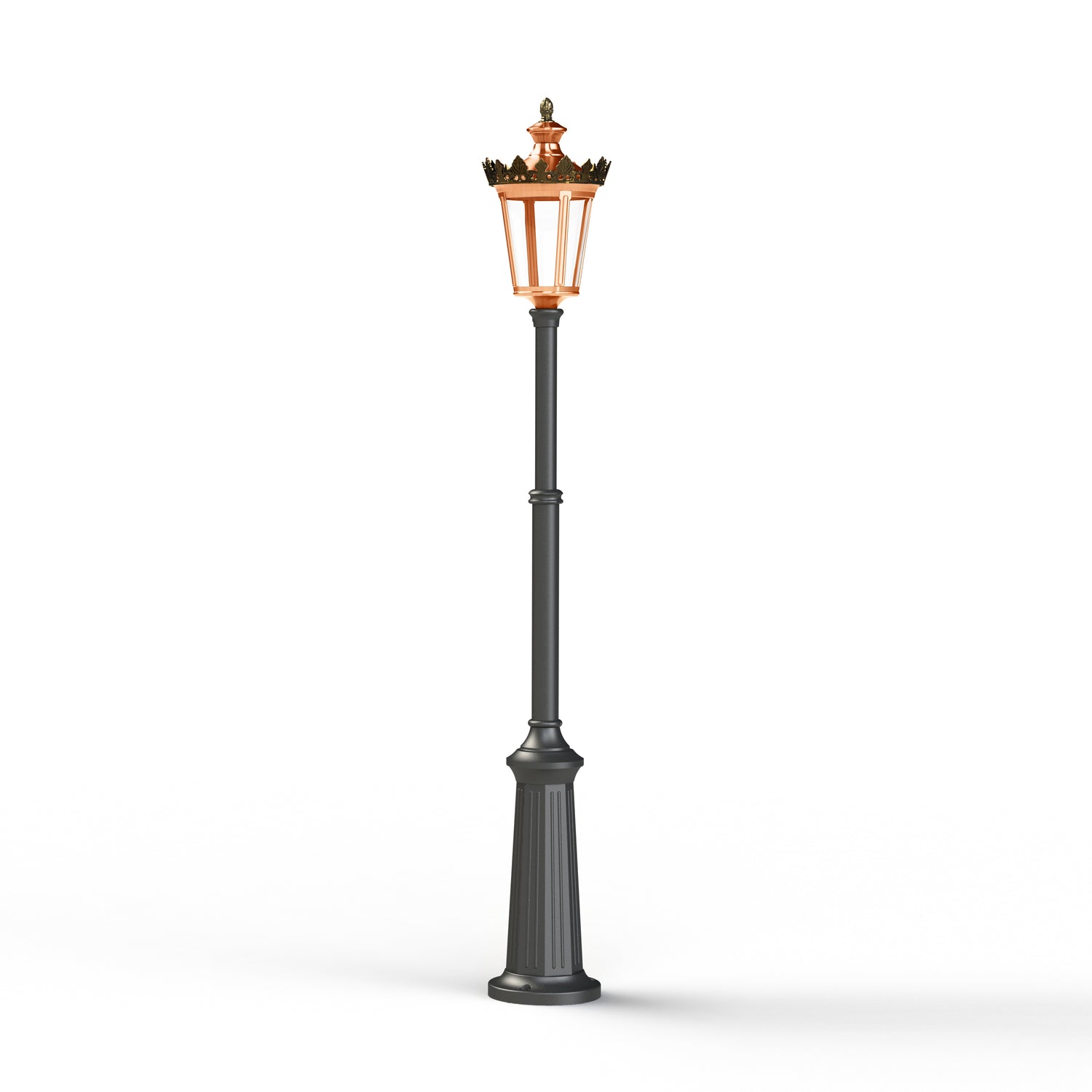 Lampadaire Louvre N°9 LED 2700°K Cuivre patiné vernis 080 133118080