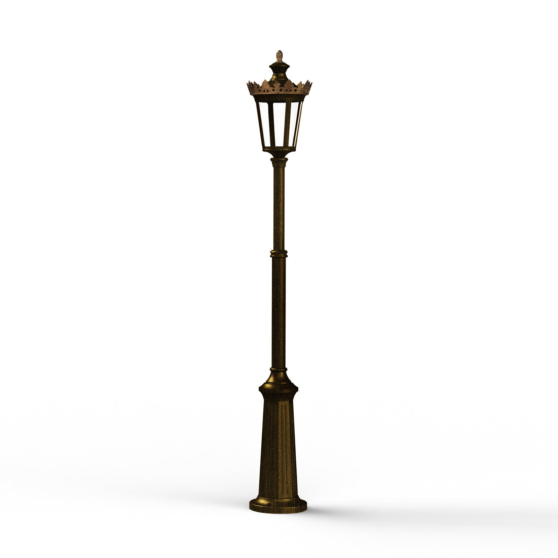 Lampadaire Louvre N°9 LED 2700°K Patiné doré 009 133118009