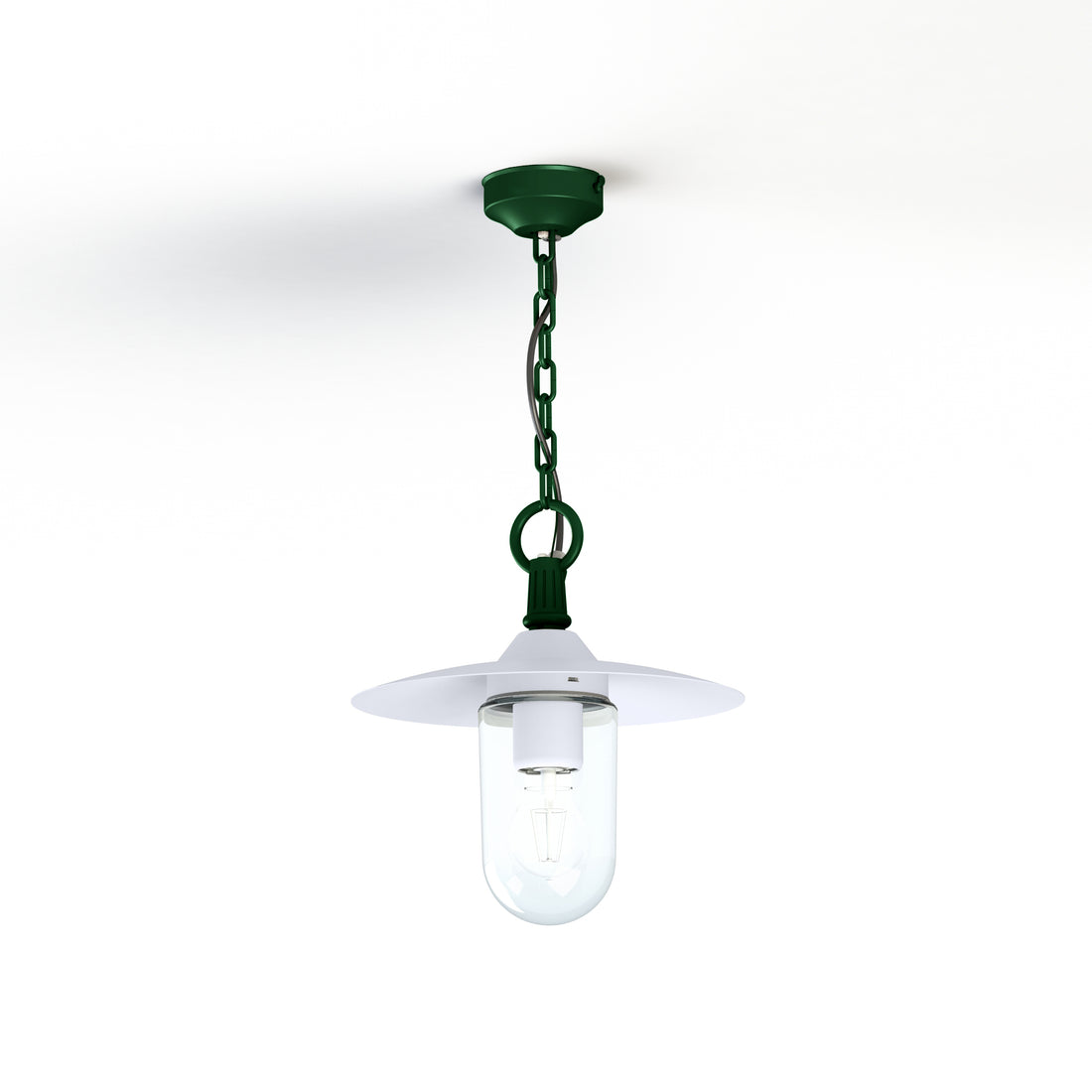 Suspension Montana N°1 clair Dôme blanc- Vert sapin 067