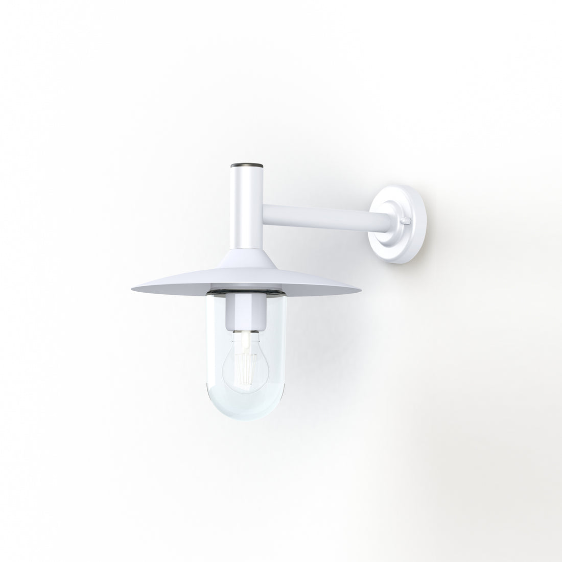 Applique Montana N°2 clair Dôme blanc- Blanc 001 139005001