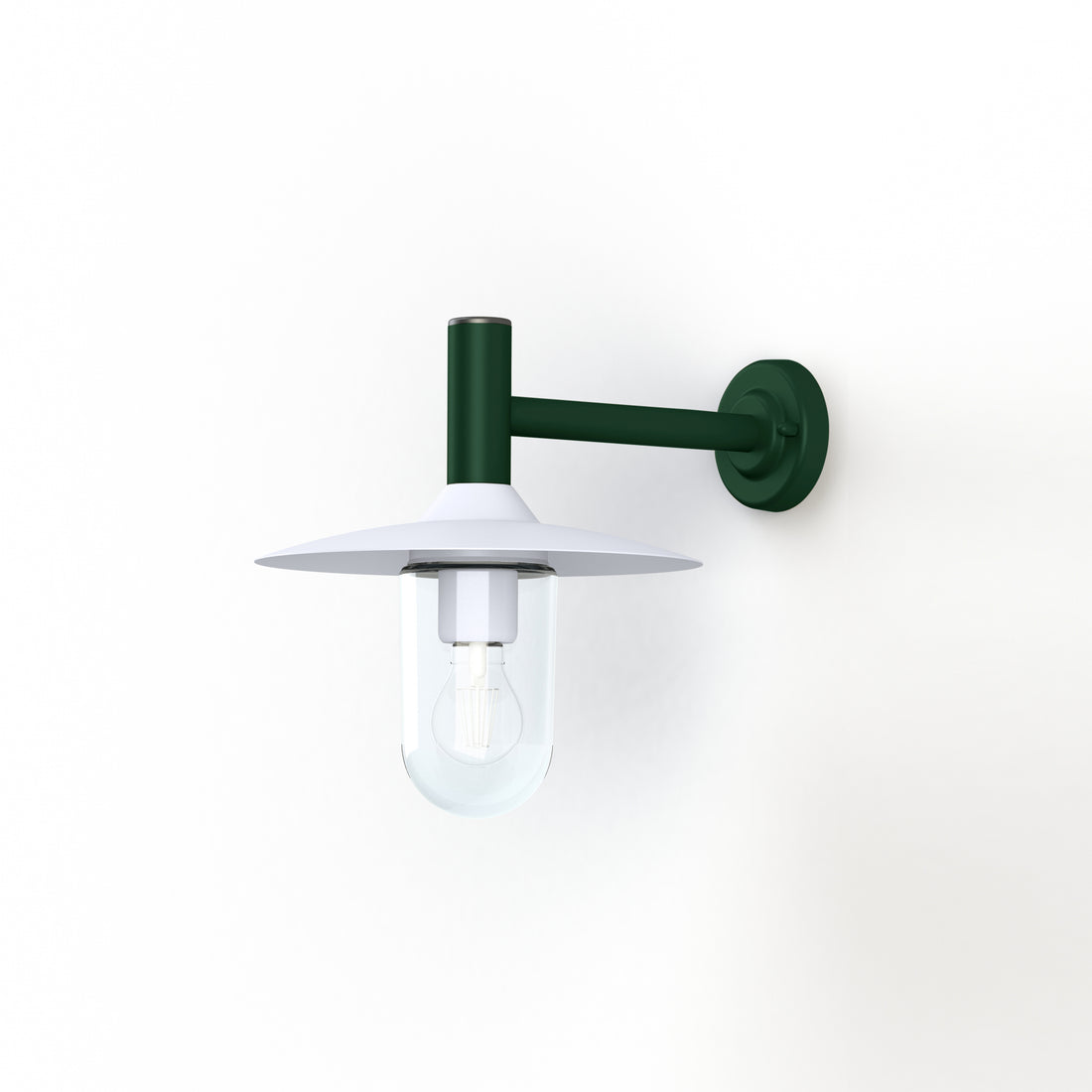 Applique Montana N°2 clair Dôme blanc- Vert Anglais 019 139005019