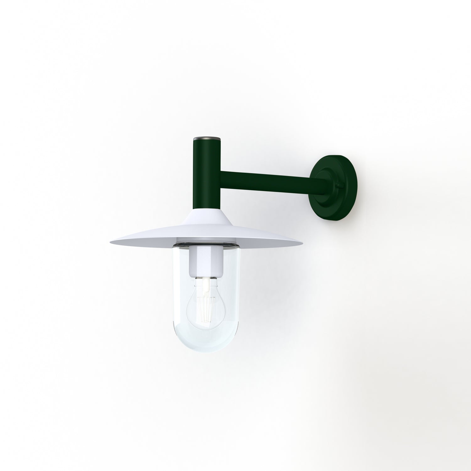 Applique Montana N°2 clair Dôme blanc- Vert sapin 067 139005067