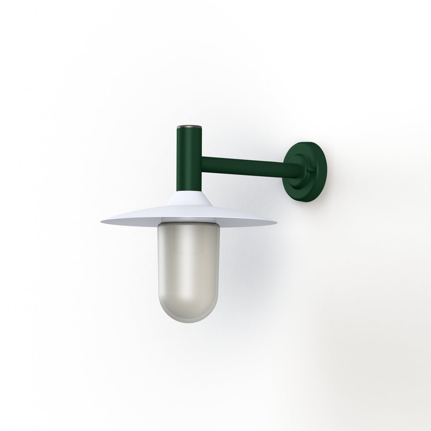Applique Montana N°2 opale Dôme blanc- Vert Anglais 019 139007019