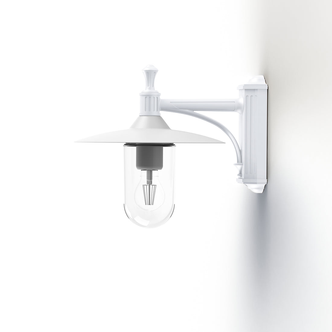 Applique Montana N°3 clair Dôme blanc- Blanc 001 139009001