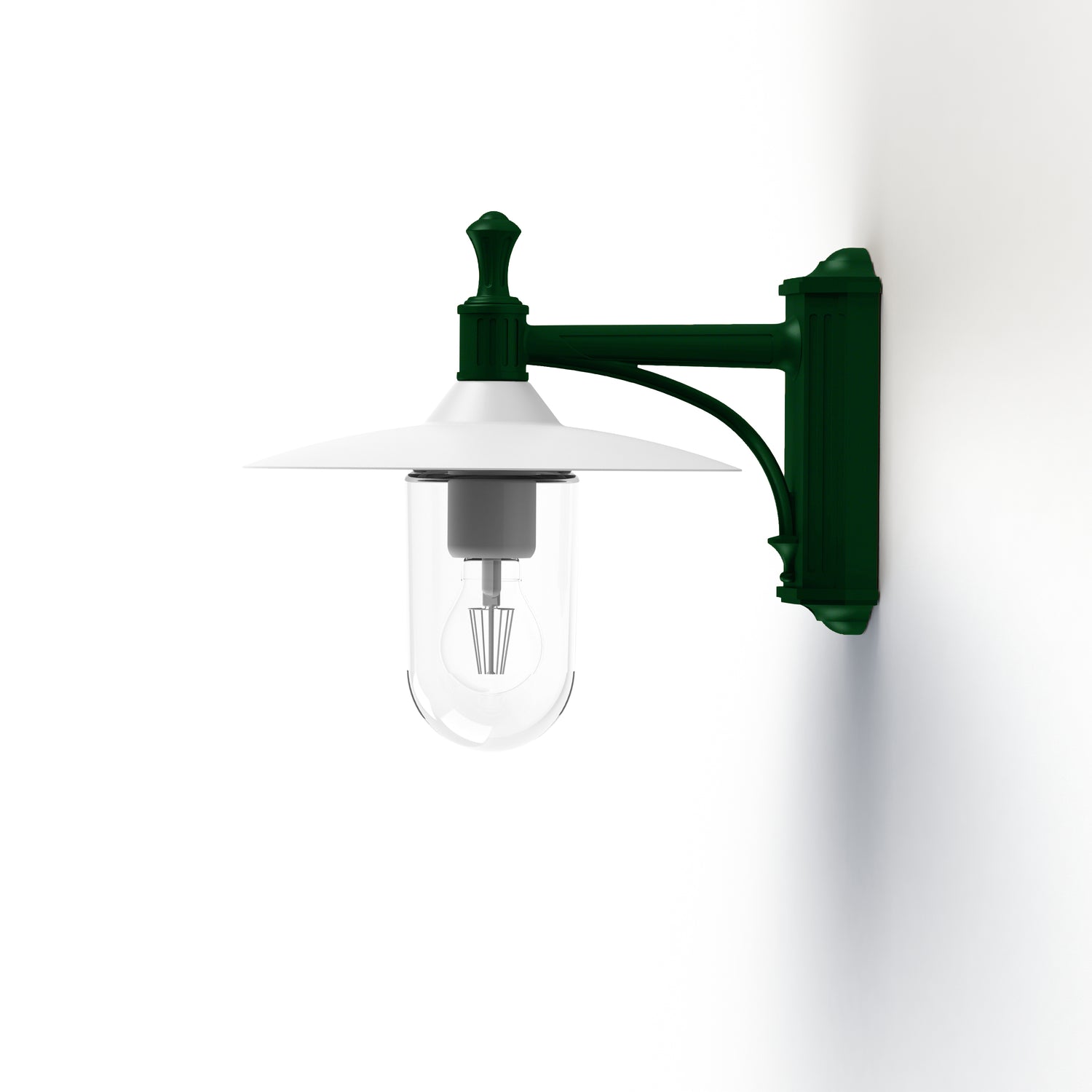 Applique Montana N°3 clair Dôme blanc- Vert sapin 067 139009067