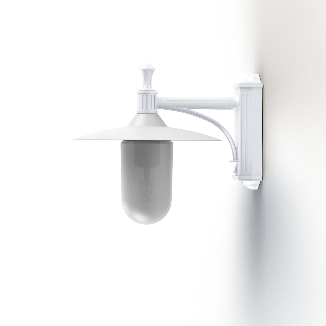 Applique Montana N°3 opale Dôme blanc- Blanc 001 139011001