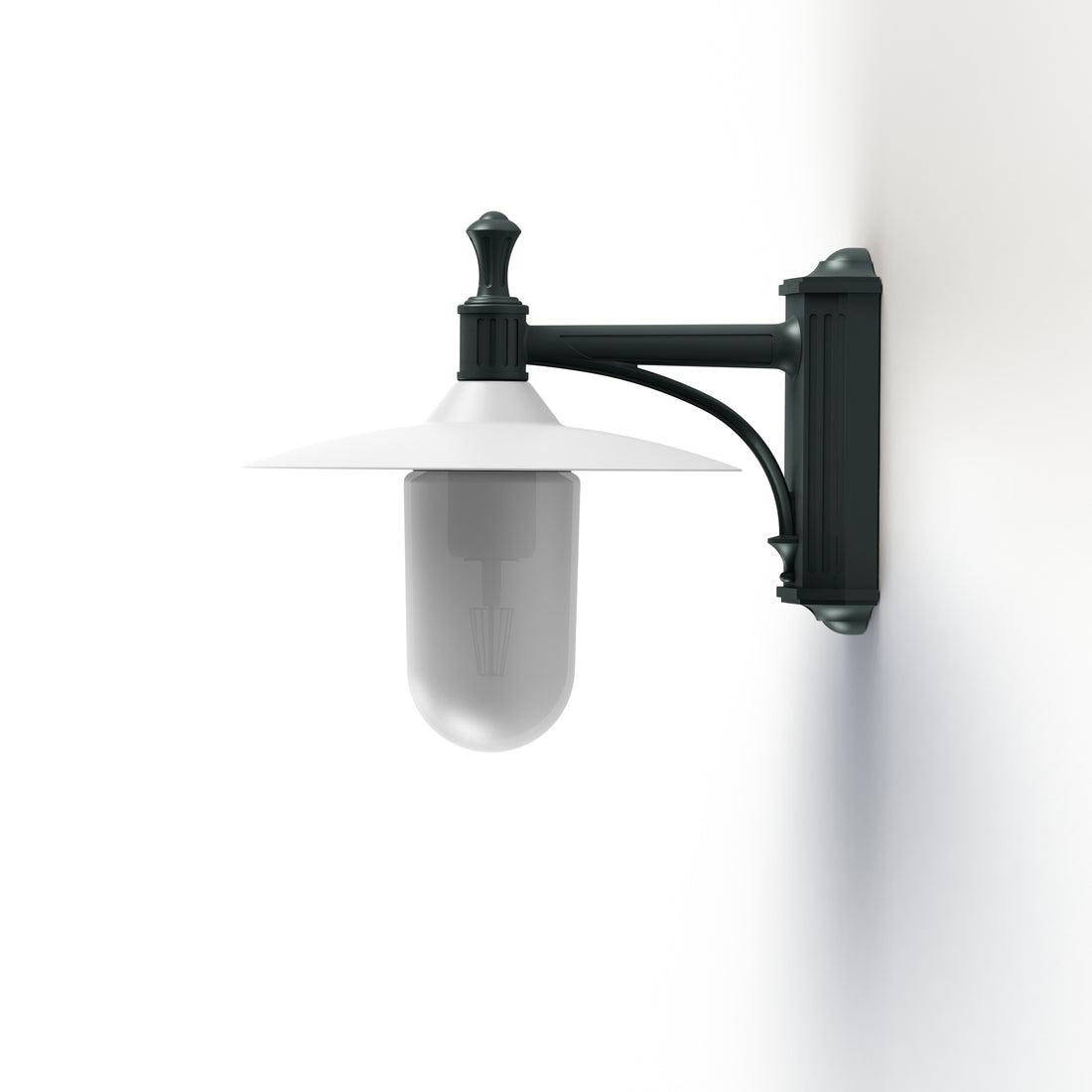 Applique Montana N°3 opale Dôme blanc- Gris ardoise 059 139011059