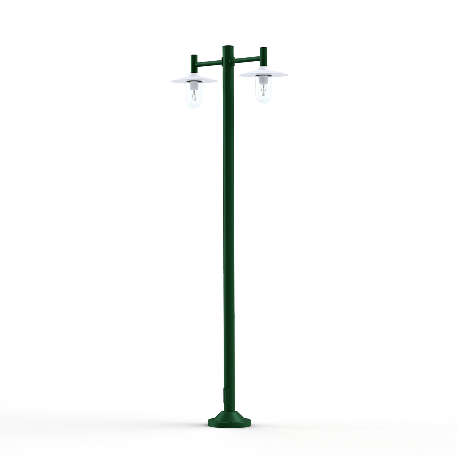 Lampadaire Montana N°4 clair Dôme blanc- Vert Anglais 019 139013019